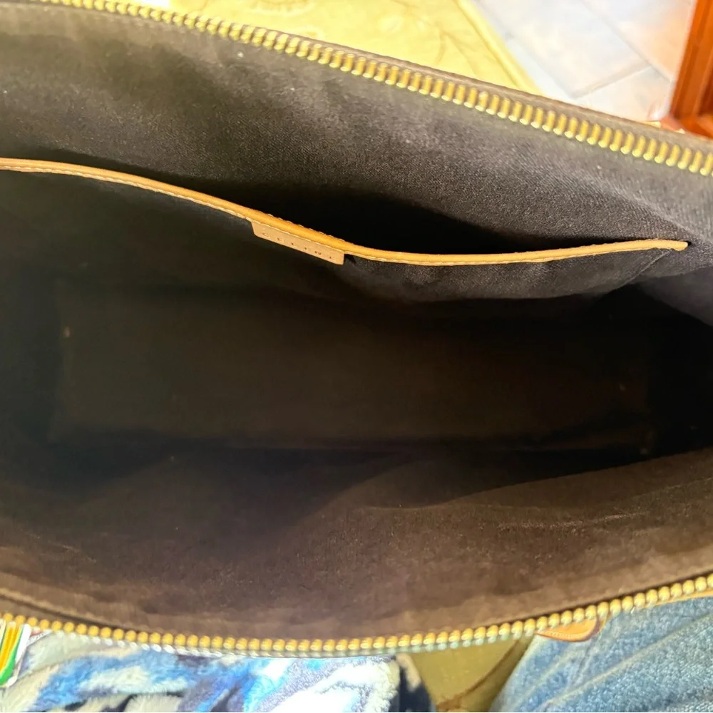 Celine Macadam Coated Monogram Tote COA included.